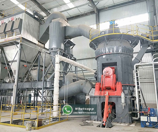 LUM Ultrafine Vertical Mill in an industrial mineral processing plant