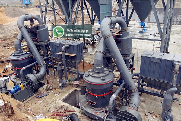 Modern white cement production facility with advanced grinding equipment