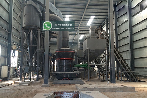 A complete barite powder grinding production line with Raymond Mill