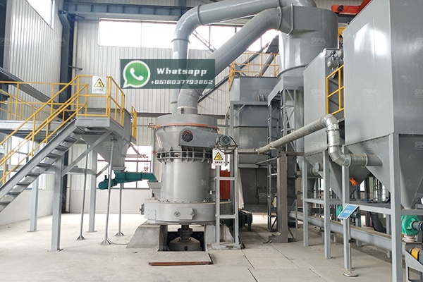 A professionally installed Zenith grinding mill in an industrial setting