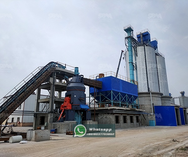 Diagram showing the process of mine backfill using ground slag slurry