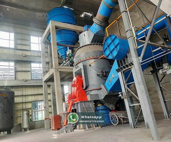 LM Vertical Grinding Mill in operation processing low-grade ores