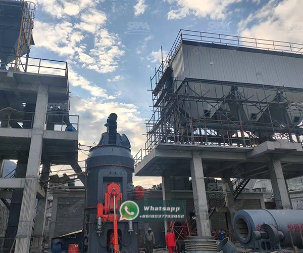 LM Vertical Grinding Mill installed in a modular plant showing compact design and easy access for maintenance