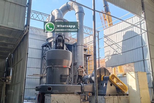 Modern gypsum processing plant with grinding equipment for fire-resistant materials
