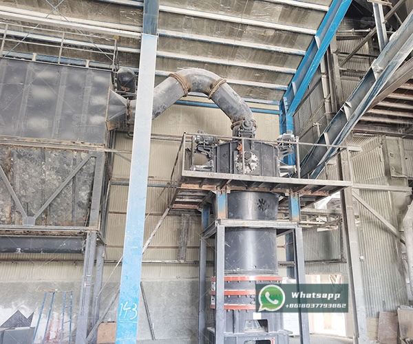 Operational diagram of the XZM Ultrafine Grinding Mill showing material flow and grinding mechanism