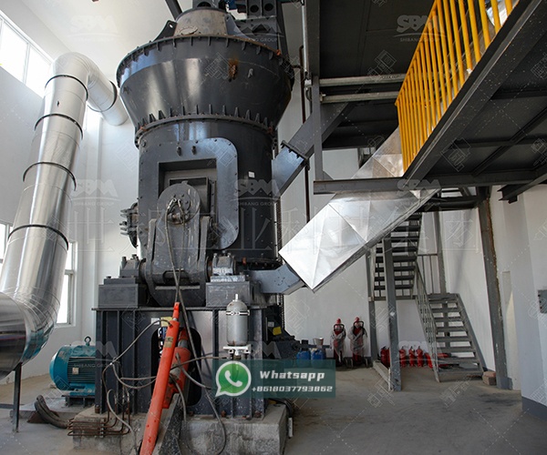 Optimized plant layout using vertical grinding mills for space efficiency