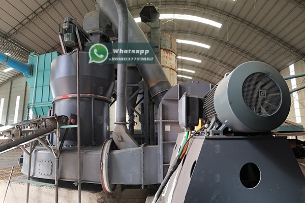 Industrial grinding mill operating in a Libyan coating production facility