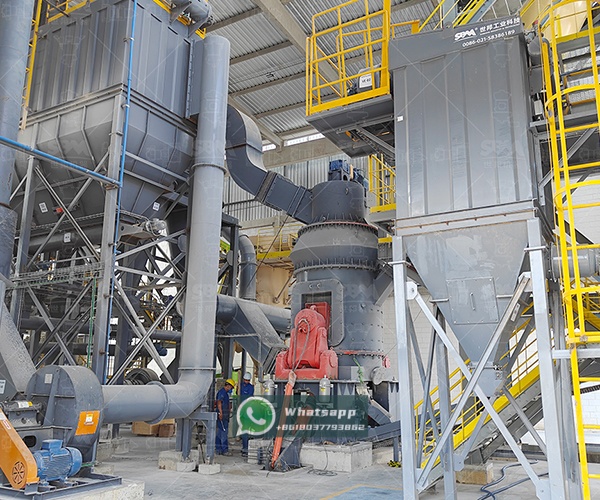Installation of a Shanghai Zenith LM Vertical Grinding Mill in an industrial plant.