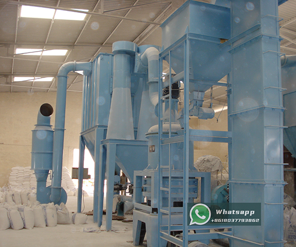 Installation of a Zenith XZM Ultrafine Grinding Mill in an industrial plant.
