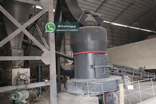 Control room of an industrial grinding plant, showcasing automated systems for monitoring production.