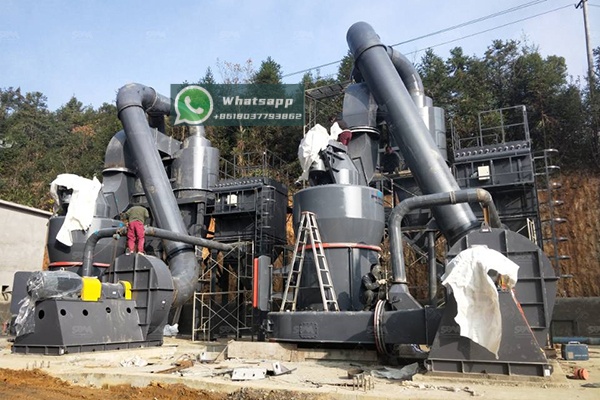 MTW Trapezium Grinding Mill for Calcium Carbonate in operation