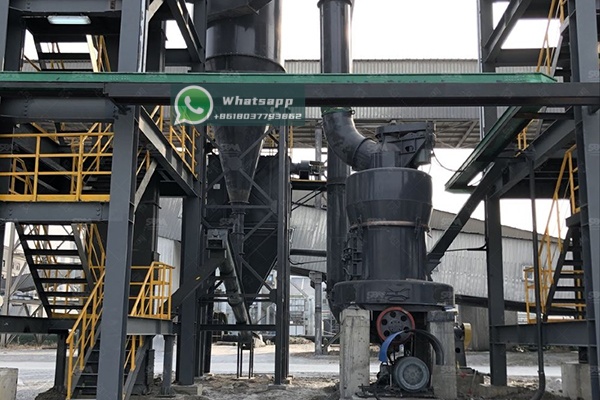 Barite coating production plant layout in Canada