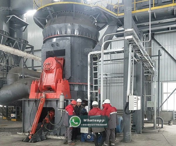 LM Vertical Grinding Mill operating at 25 tph for talc powder production