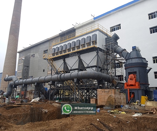LM Vertical Grinding Mill operating in glass production plant in Syria