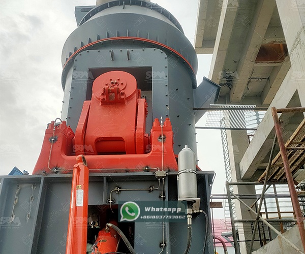 LM Vertical Grinding Mill Working on Carbon Black