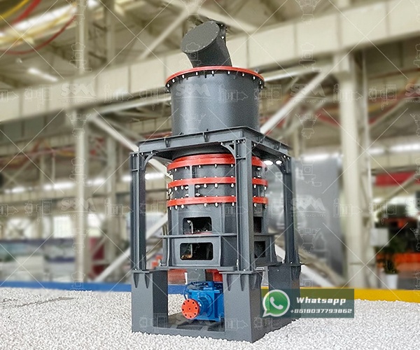 XZM Ultrafine Grinding Mill system layout showing grinding chamber and classifier