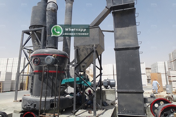 Perlite grinding process in a Raymond Mill