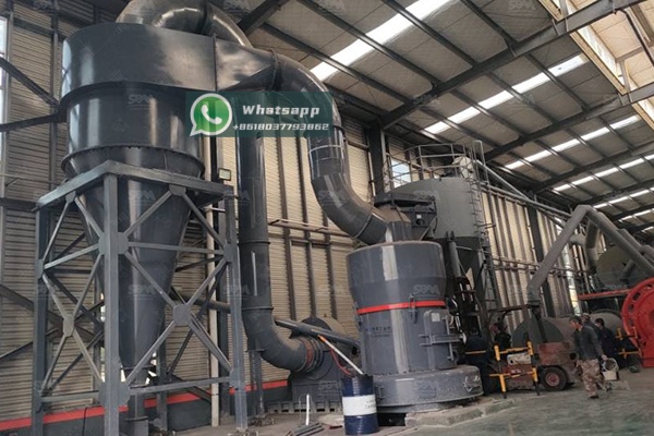 A basalt grinding mill installation site in Thailand