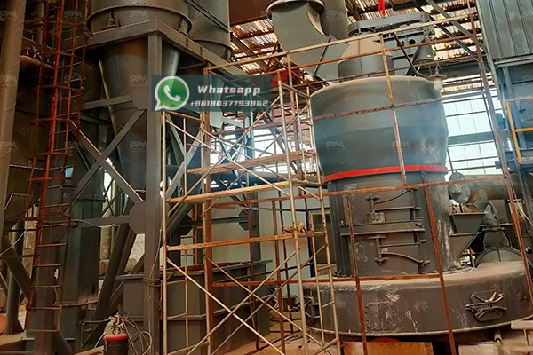 Layout of a calcium carbonate grinding plant for water treatment in Algeria