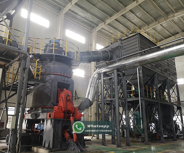 LM190K vertical grinding mill for 20-30 tph kaolin desulfurization powder production in Nigeria